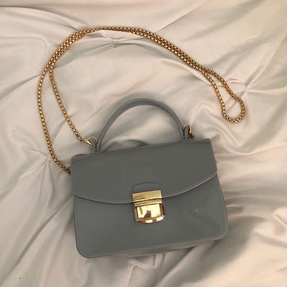 Baby blue jelly purse - Picture 3 of 5